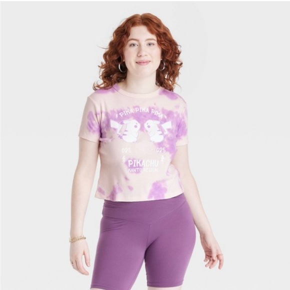 Pokemon Tops - Pokémon Pikachu Cropped Shirt